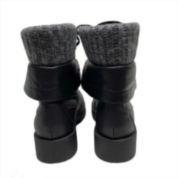 NEW MIA Black Ankle Combat Biker Boots Size 8.5 - Picture 4 of 8